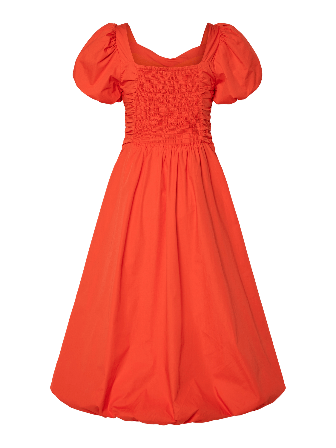 YASRIVANNA Short Dress - Cherry Tomato - VERO MODA & VILA Bergvik